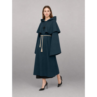 Dark Teal Hooded Costume Cloak occasion guide