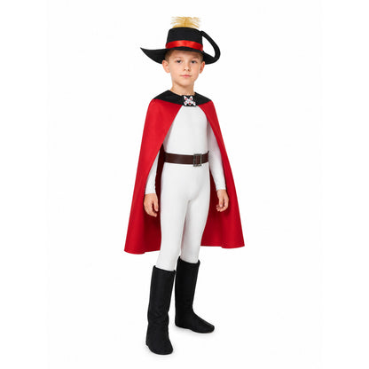 Puss in Boots Costume with Cape and Hat Costume Capes detail