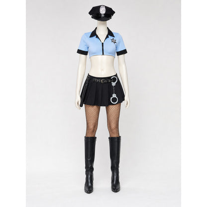 Police Costume for Cosplay, Uniform with Accessories