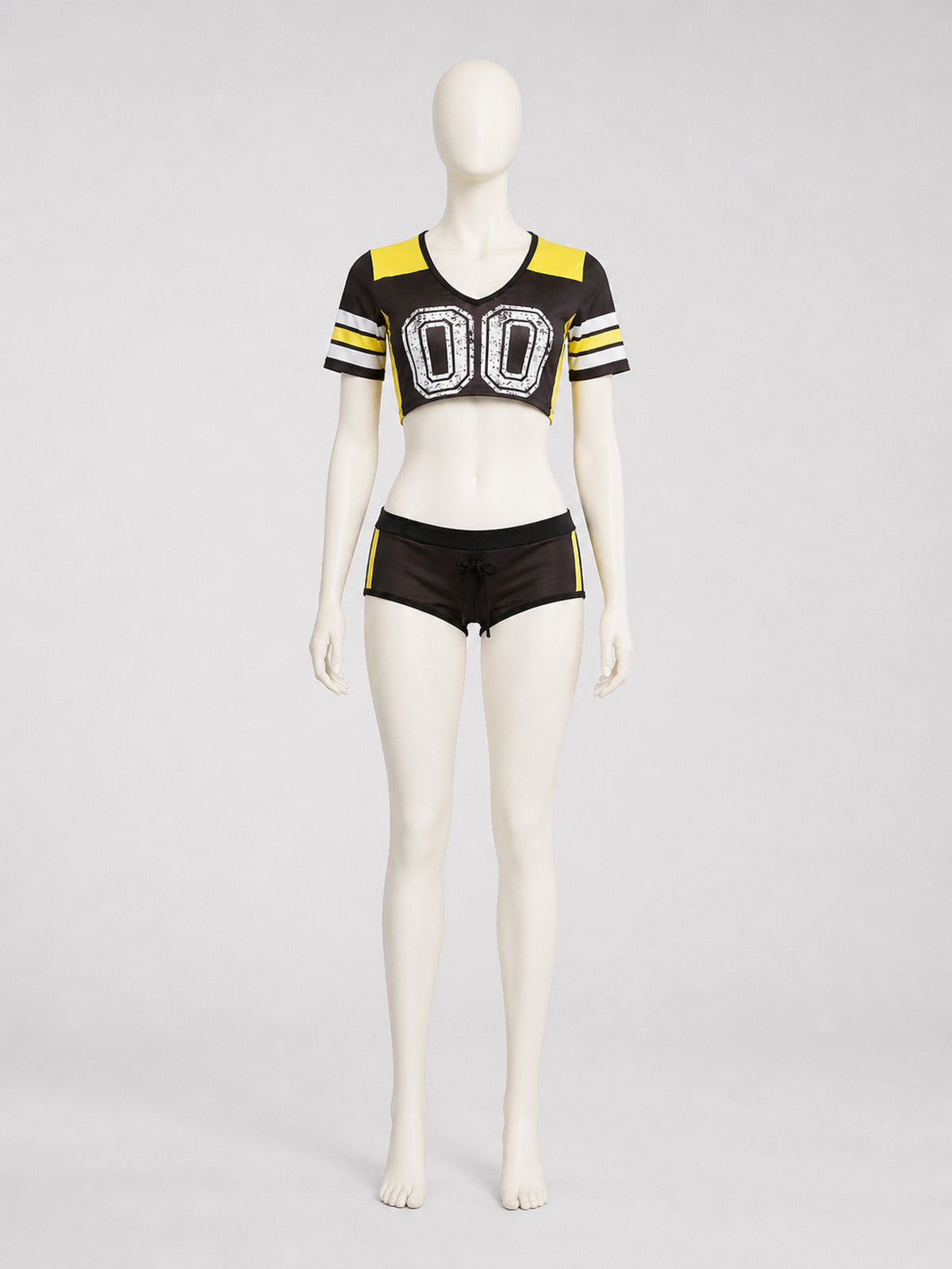 Cheerleading Costume Set: Top and Shorts with Number 00 Costumes detail