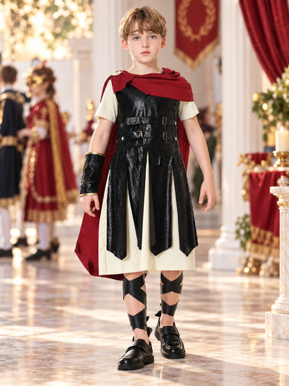 Gladiator Carnival Costume with Cape