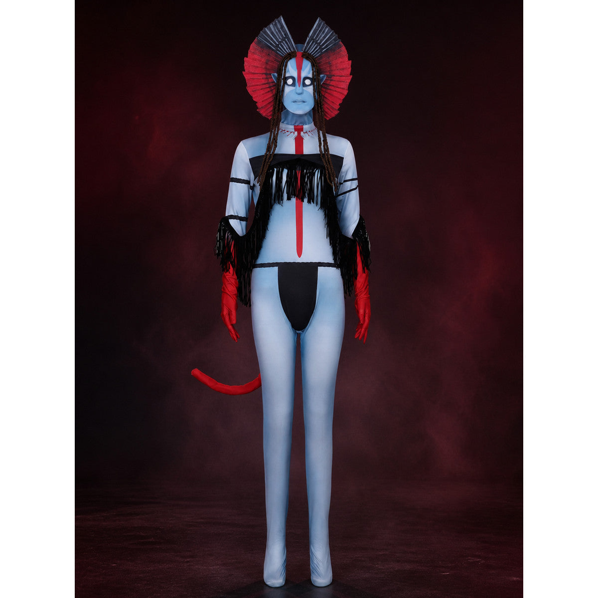 Kids Avatar 3 Volcano Goddess Halloween Bodysuit Costume with Tail main product view