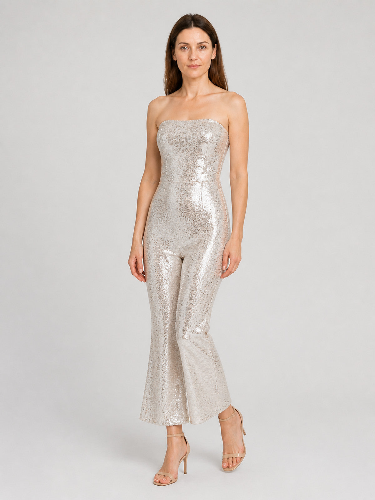 Sparkling Barbie Flare-Leg Jumpsuit for Cosplay Costumes detail