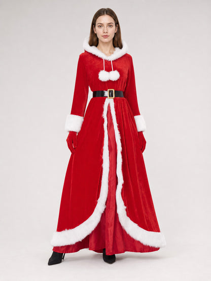 New Year's Christmas Costume with Hood