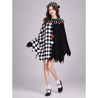 Plaid Theatrical Cosplay Cape Costume lifestyle