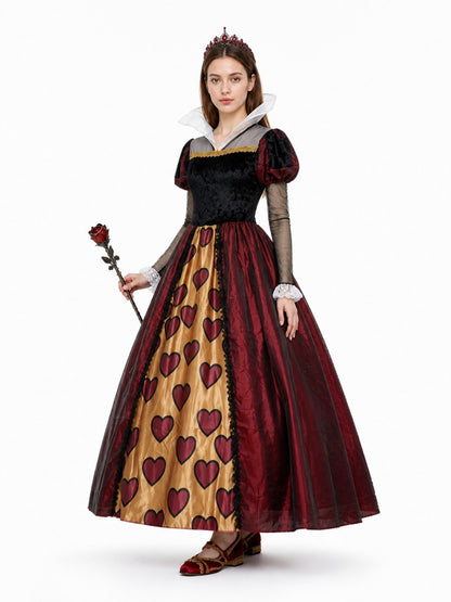 Stage Costume with Full Skirt, Sleeves, and Lace