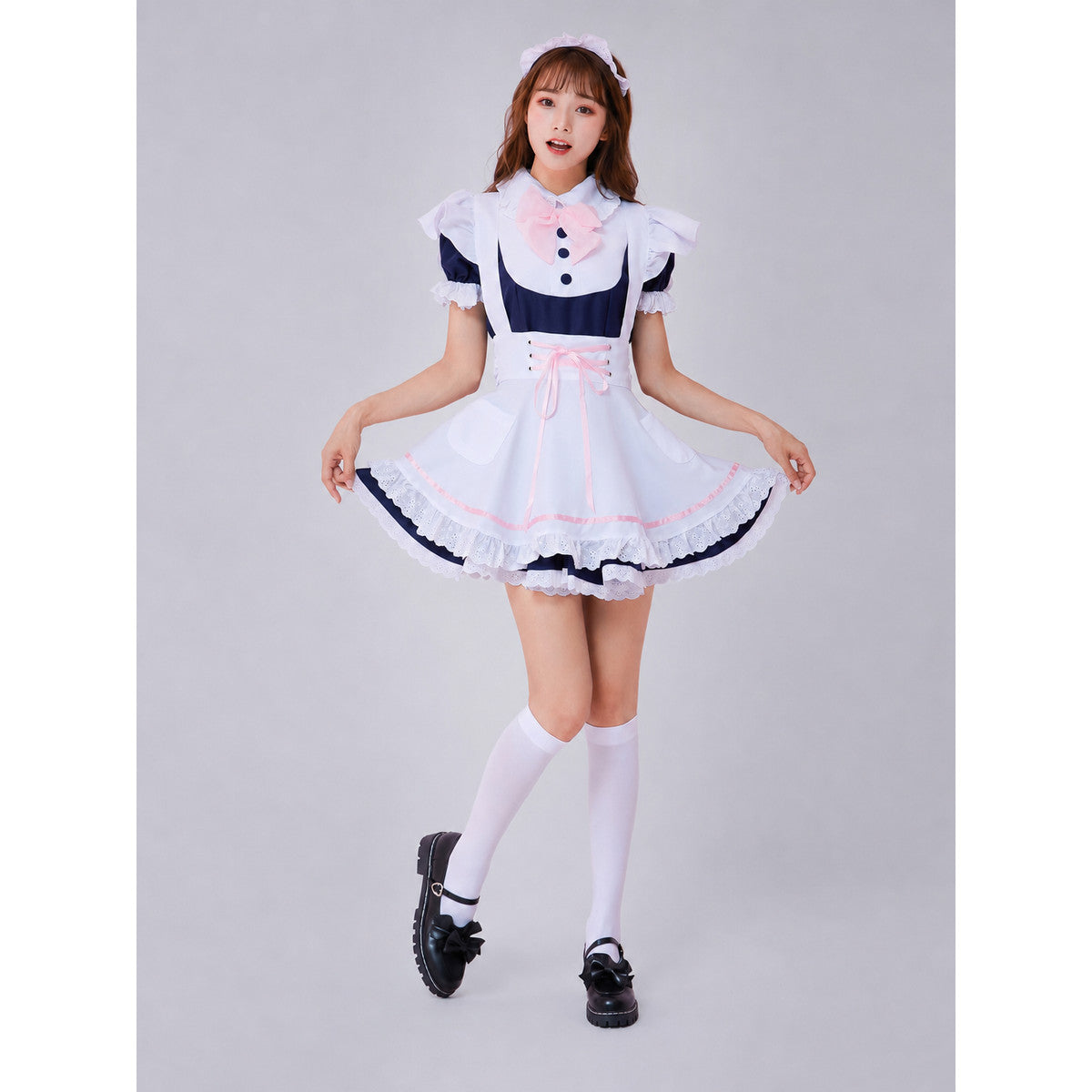 Maid-Style Cosplay Uniform Dress