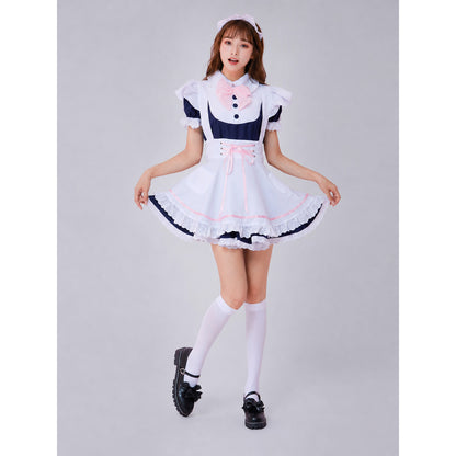 Maid-Style Cosplay Uniform Dress