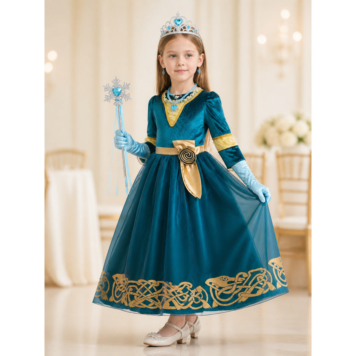 Princess Costume with Halloween Accessories lifestyle view
