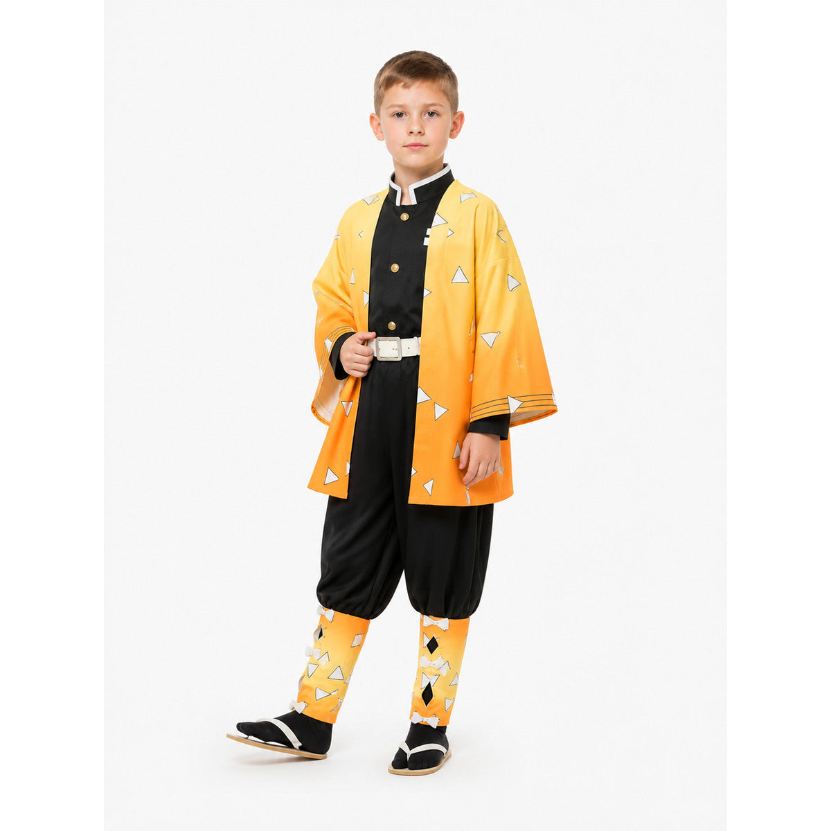 Demon Slayer Cosplay Costume with Cape and Leg Warmers Costume Capes detail