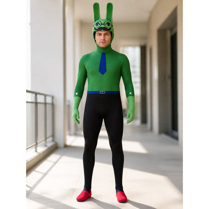 Green Rabbit Costume for Children and Adults for Halloween lifestyle view