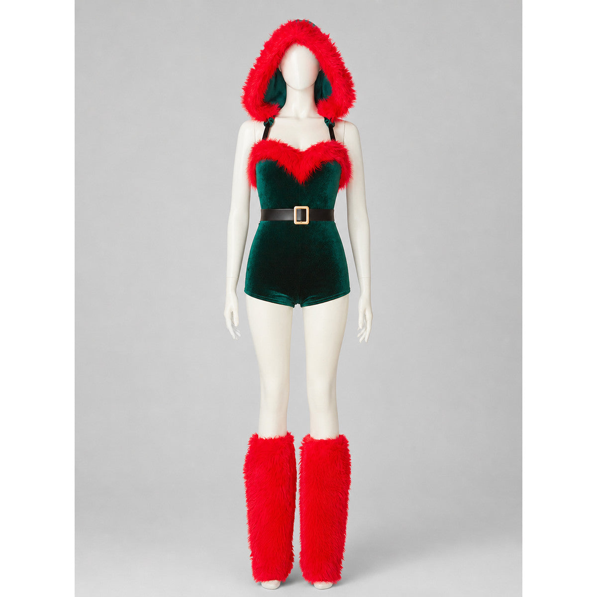 New Year's Carnival Costume with Red Trim Costumes detail