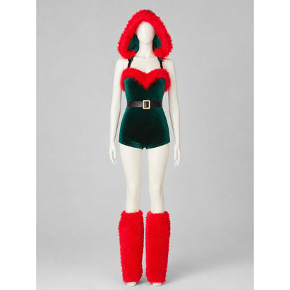 New Year's Carnival Costume with Red Trim Costumes detail