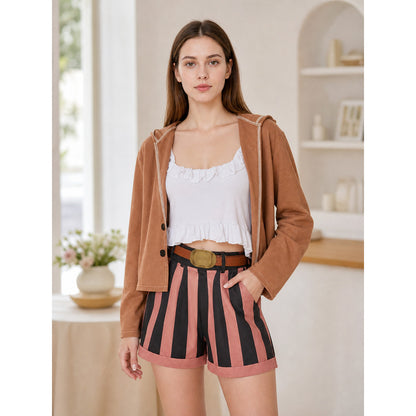 One Piece Bonney Cosplay Costume with Shorts lifestyle view