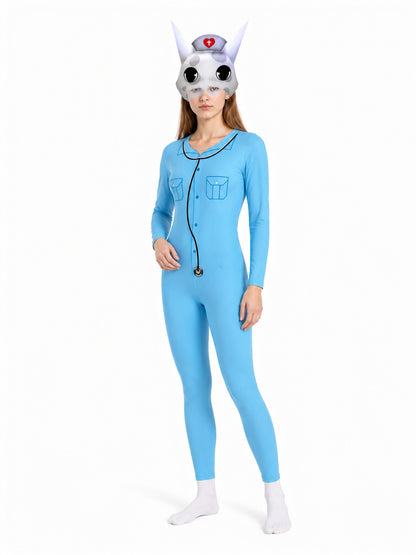 Animal Kigurumi Costume with Hood for Role-Playing