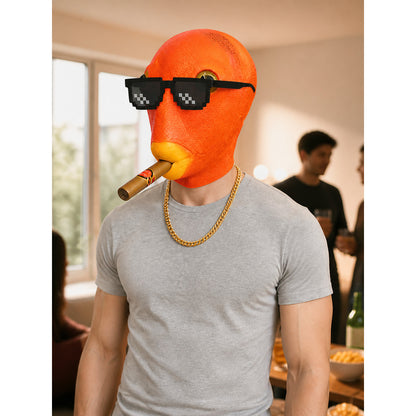 Halloween Monster Fish Carnival Mask lifestyle view