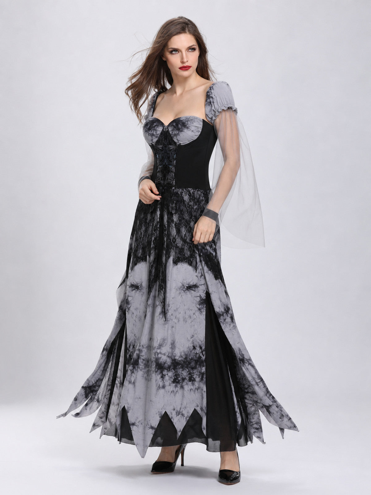 Gothic-Style Halloween Stage Dress