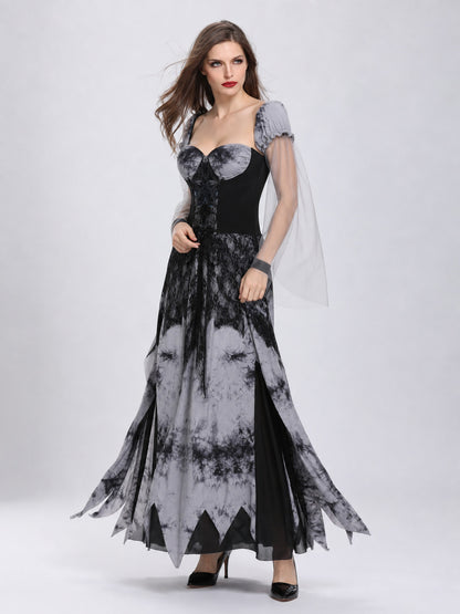 Gothic-Style Halloween Stage Dress