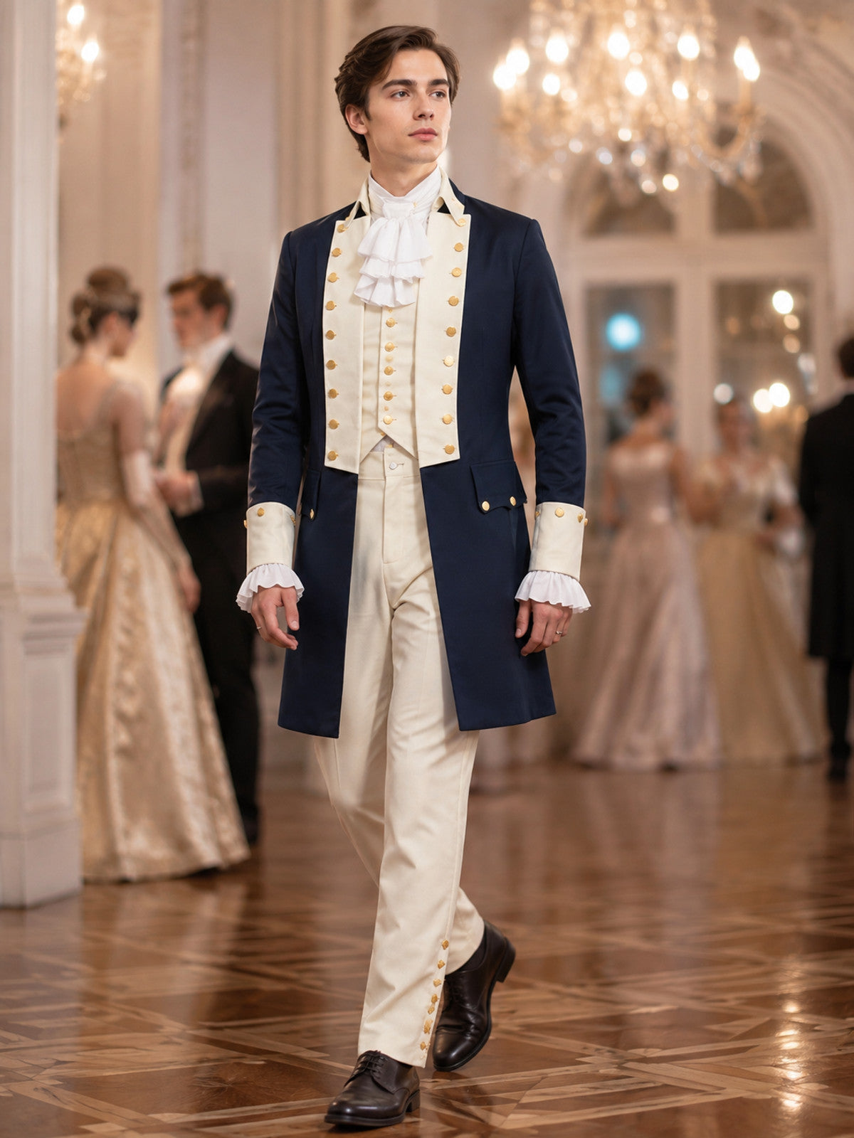 “European Prince” Embroidered Cosplay Costume lifestyle view