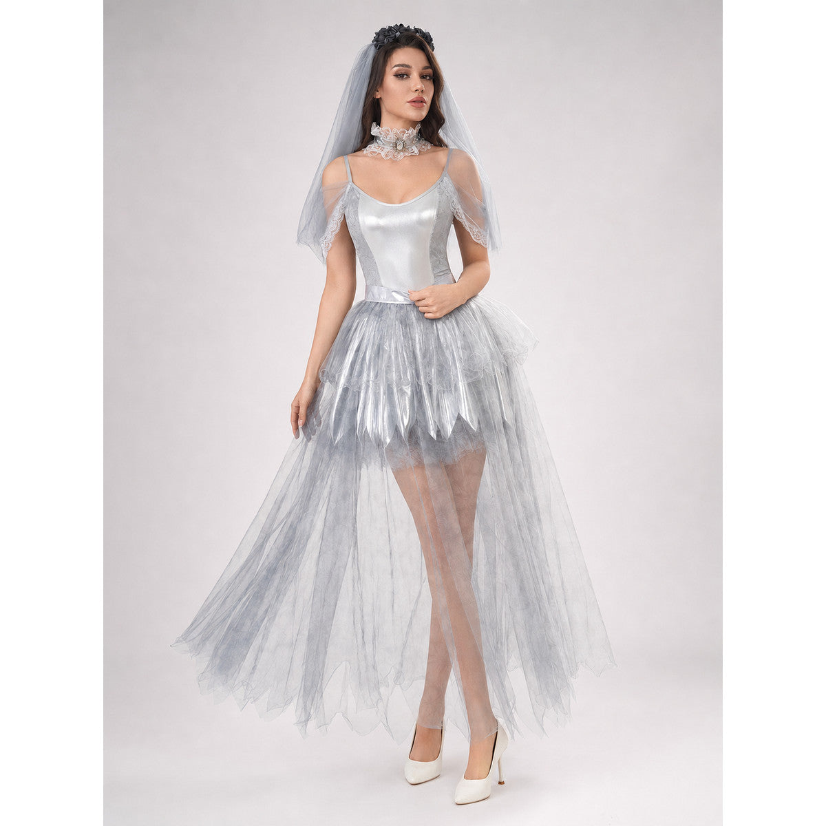 Gothic Halloween cosplay costume dress
