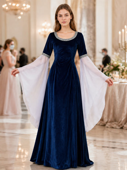 Medieval Dress with Sleeves and Lacing lifestyle view