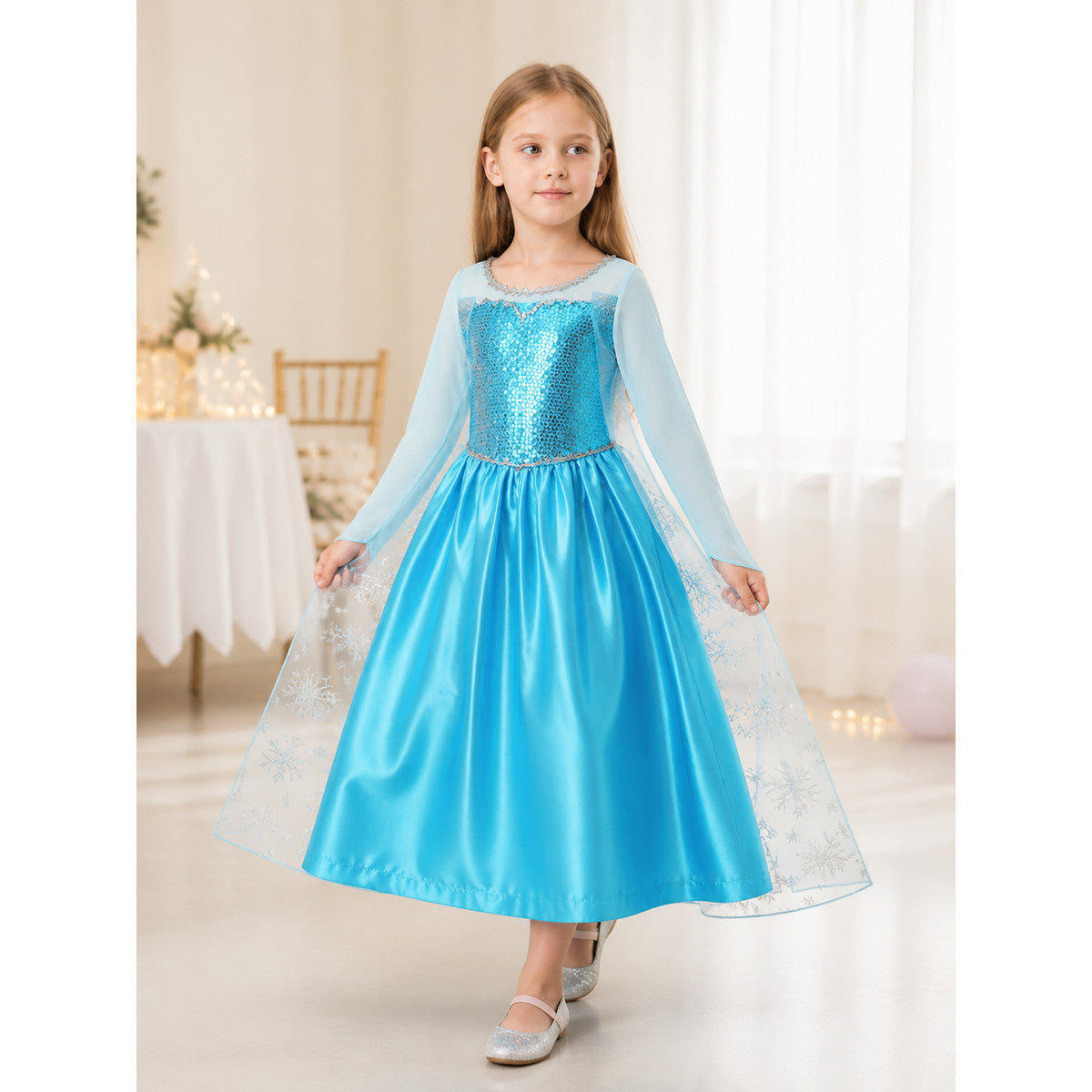 Snow Queen Carnival Costume for Halloween and Cosplay