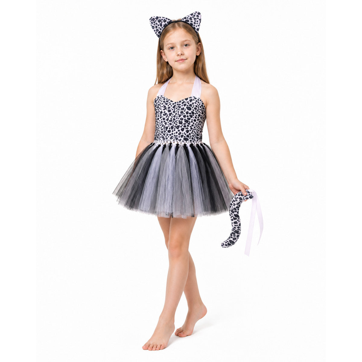 Leopard Costume with Dress and Headband for Halloween Costume Dresses detail