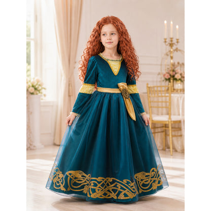 Halloween Princess Costume with Wig lifestyle view