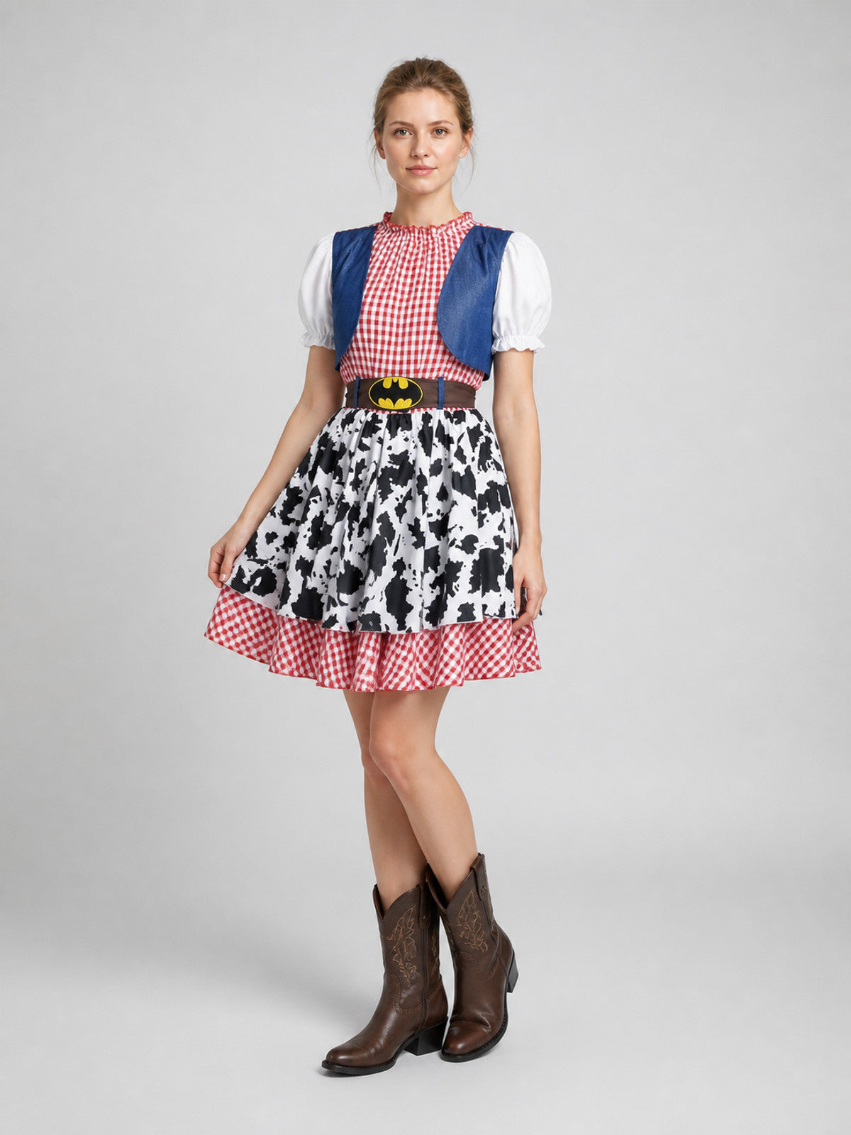 Judy Cosplay Costume from Zootopia, Skirt and Vest Costumes detail