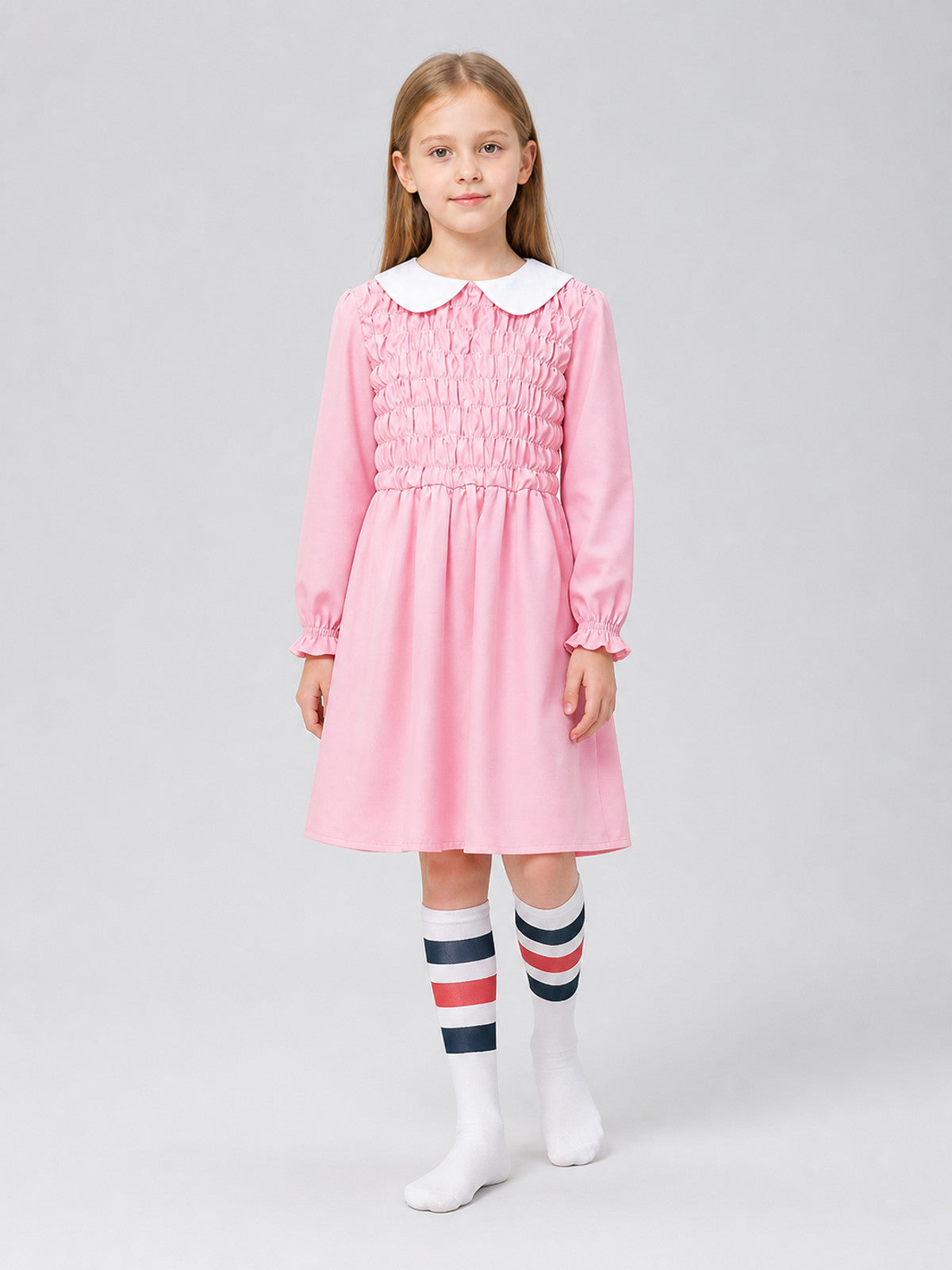 Stranger Things Cosplay Dress with Leg Warmers