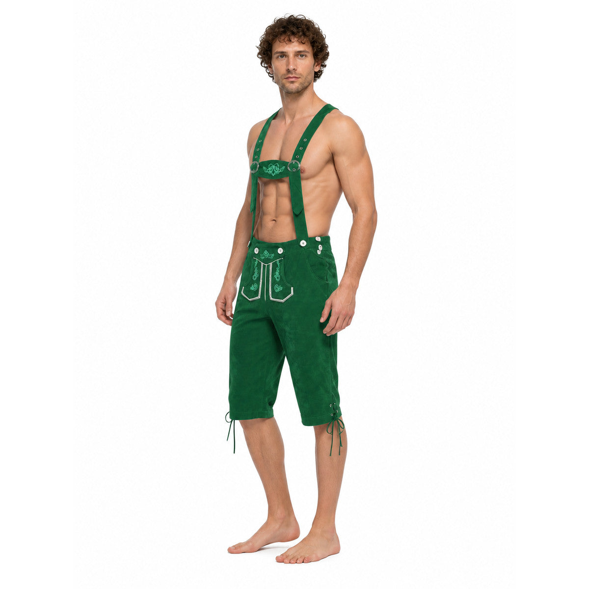 Oktoberfest Overalls with Embroidery and Drawstrings product detail