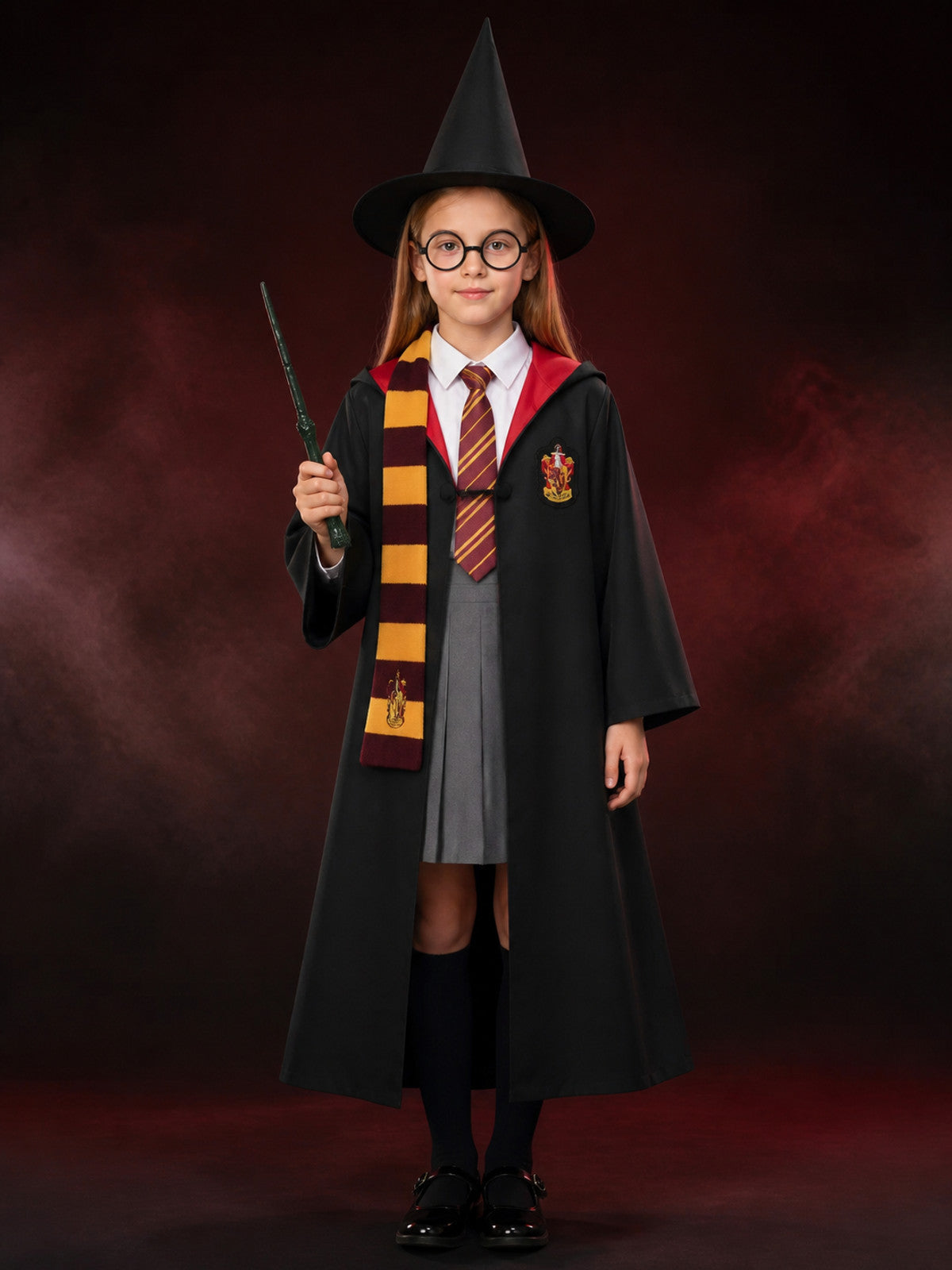 Harry Potter-Style Hooded Robe for Cosplay main product view