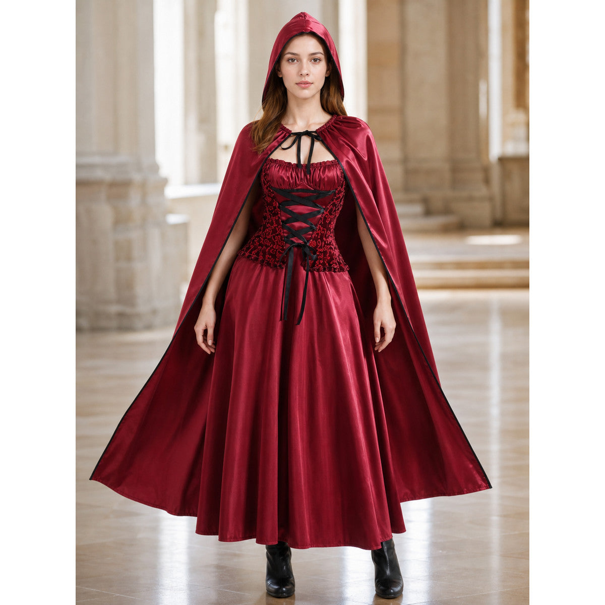 Little Red Riding Hood Costume with Hood lifestyle