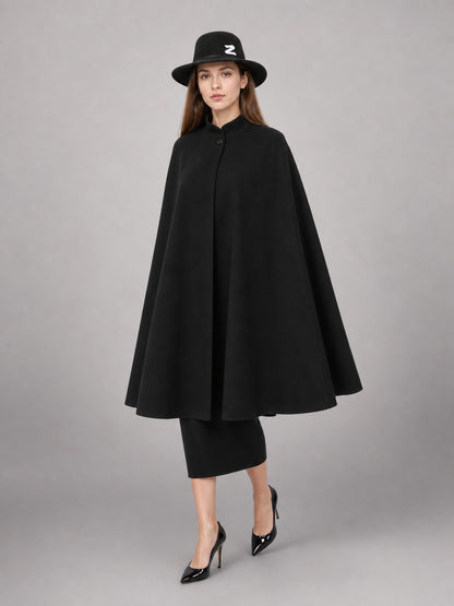 Black Zorro-Style Carnival Hat