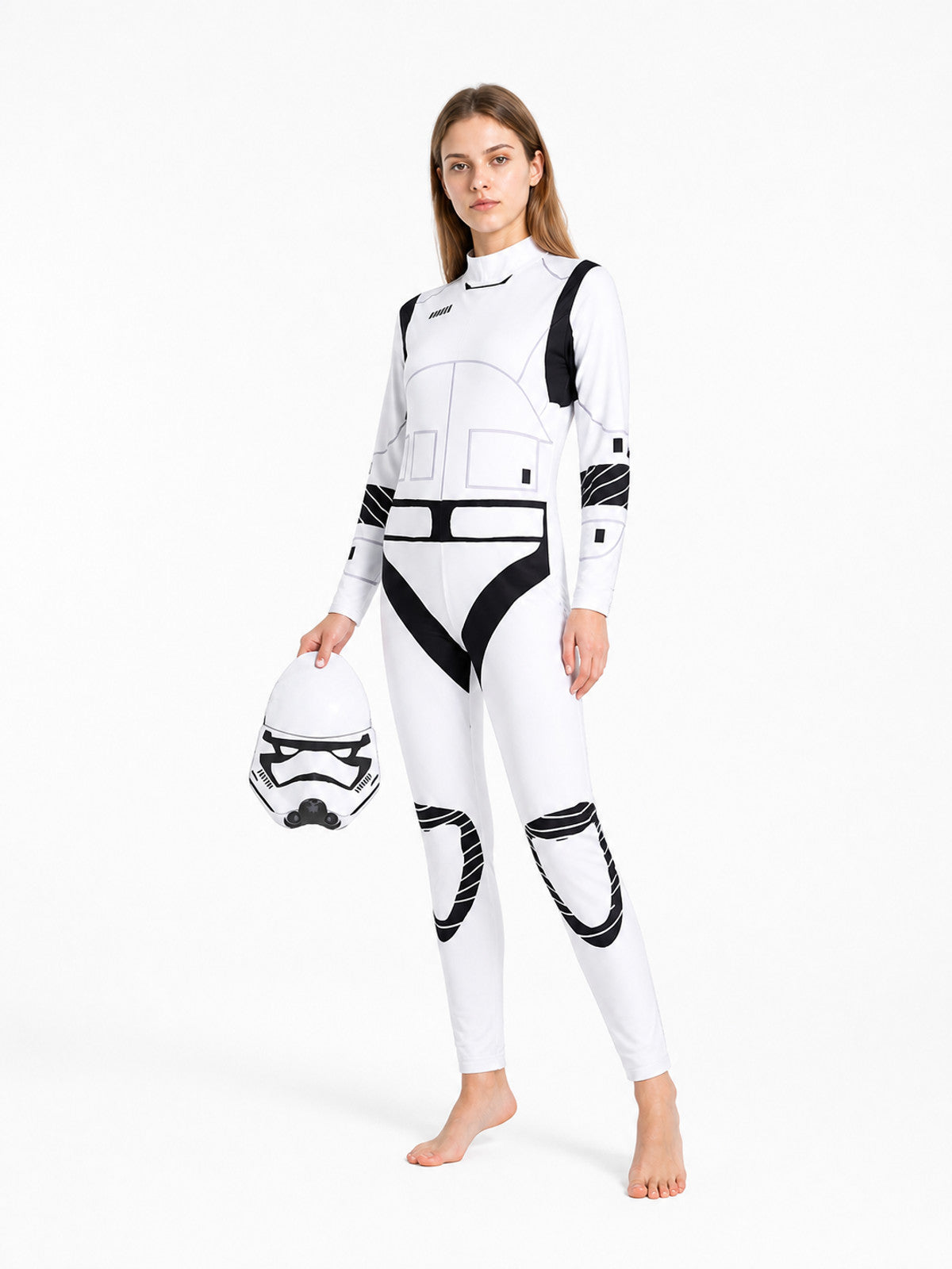 Stormtrooper Costume: Jumpsuit and Headpiece