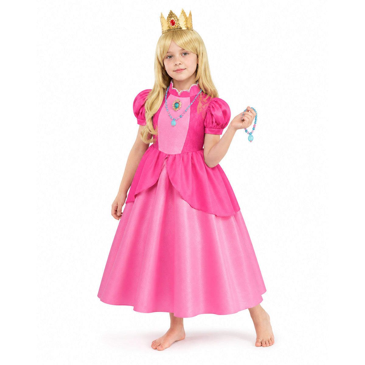 Princess Costume with Dress, Wig, and Crown Costume Dresses detail