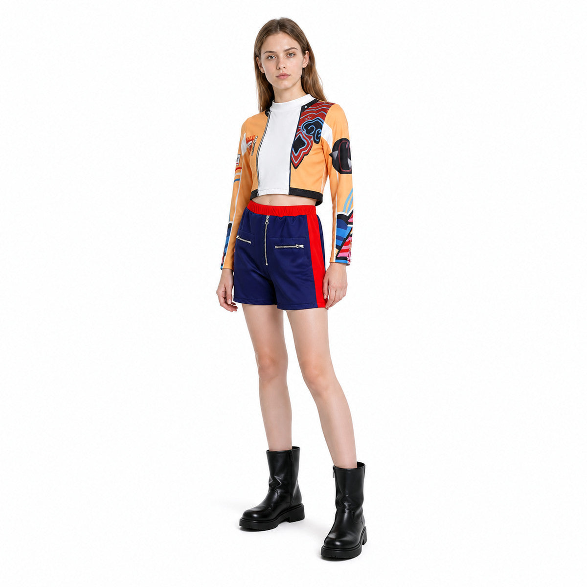 Long-Sleeve Cosplay Costume with Shorts lifestyle