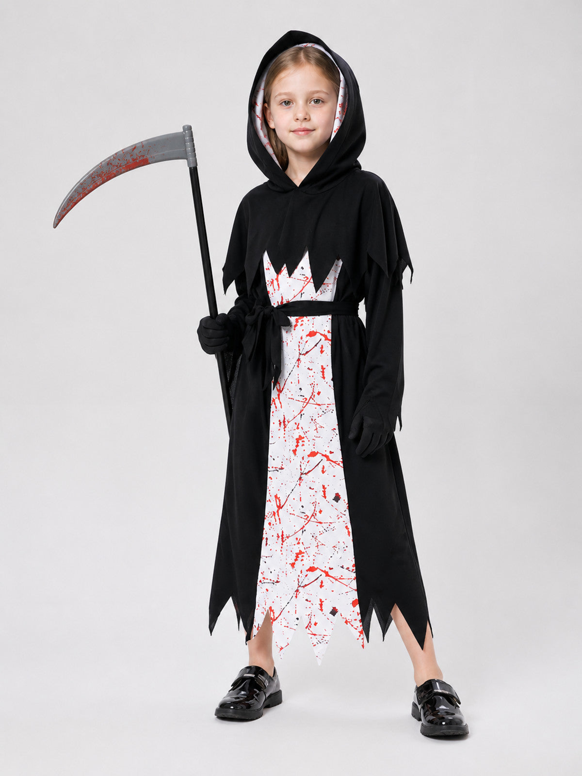 Death Costume for Cosplay: Hood and Scythe Costumes detail
