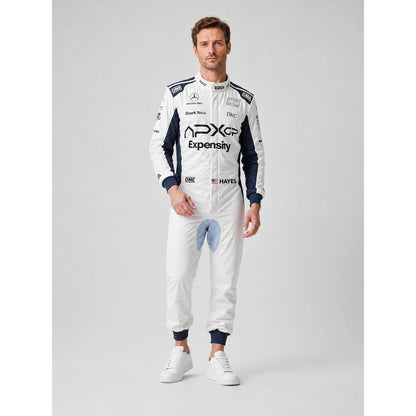 White and Navy Blue Racing Jumpsuit for Cosplay, Costume Costumes detail