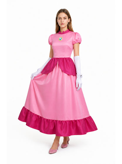 Costume Dress with Brooch and Long Gloves Costume Dresses detail
