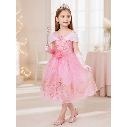 Halloween Princess Costume with Rose lifestyle view