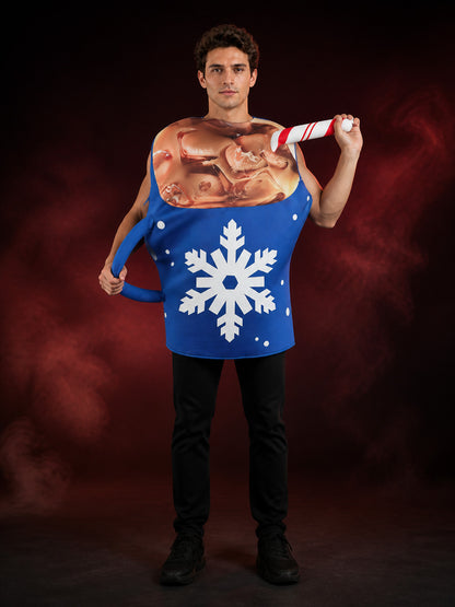 Halloween Milk Glass Costume with Straw main product view