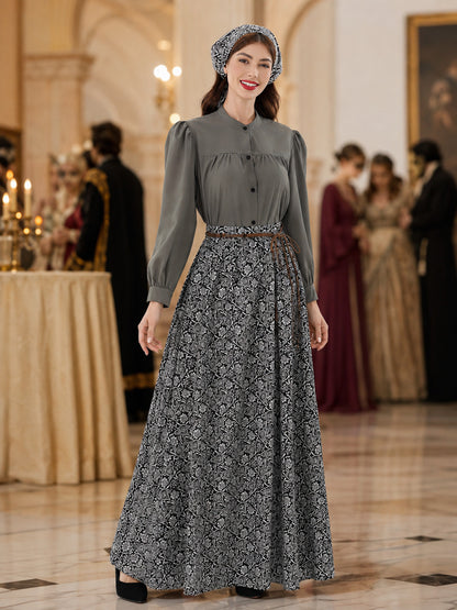 Stage Costume with Skirt, Headscarf, and Belt lifestyle view