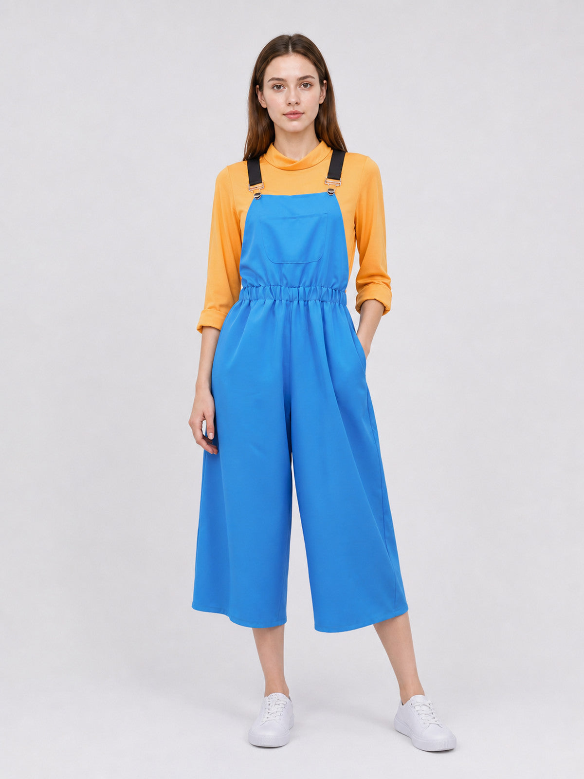 Cosplay jumpsuit with chest pocket and straps Costumes detail