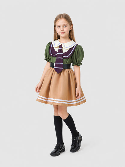 Zootopia Cosplay Dress with Sailor Collar Costume Dresses detail