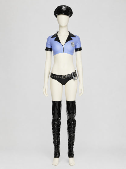 Sexy Police Costume for Halloween Cosplay Costumes detail