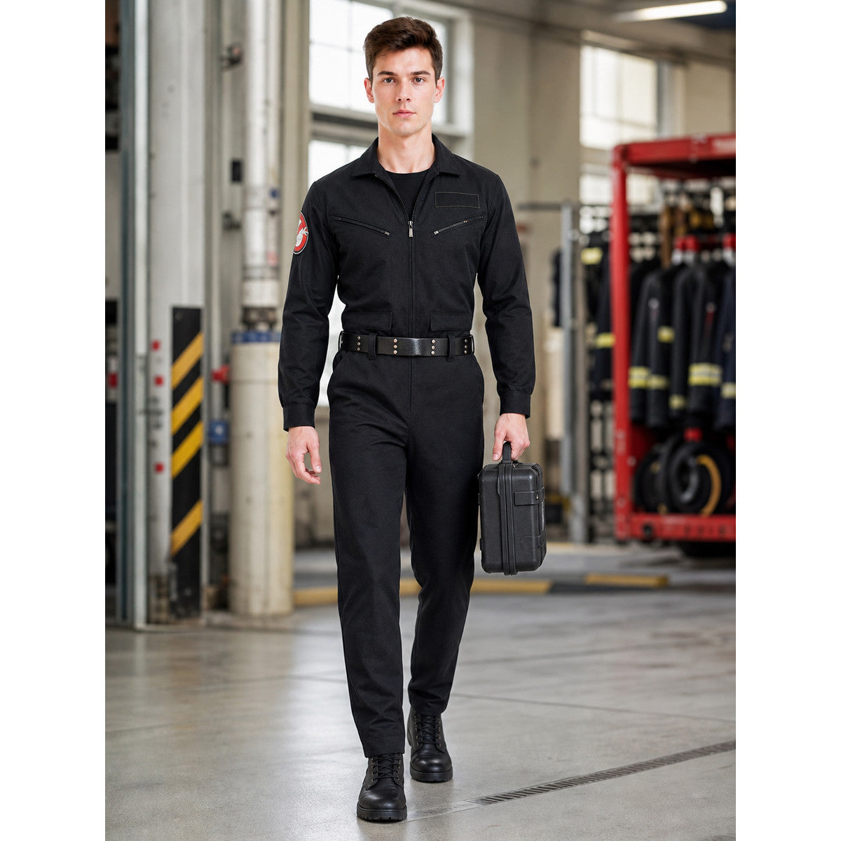 Black Ghostbusters Cosplay Jumpsuit