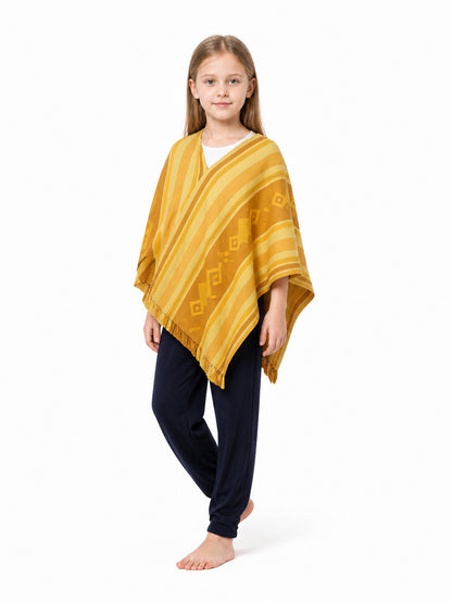 Cosplay Costume with a Striped Cape and Pants
