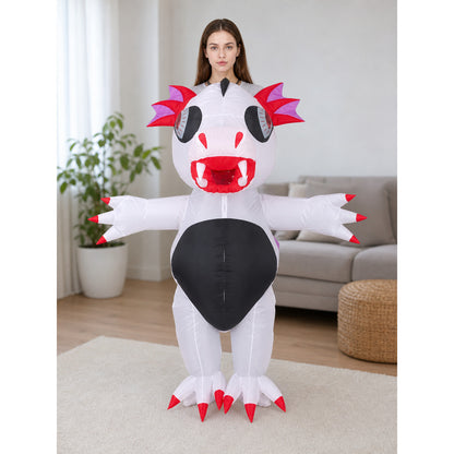 Inflatable Dragon Costume “Red Claw”, One Size lifestyle view