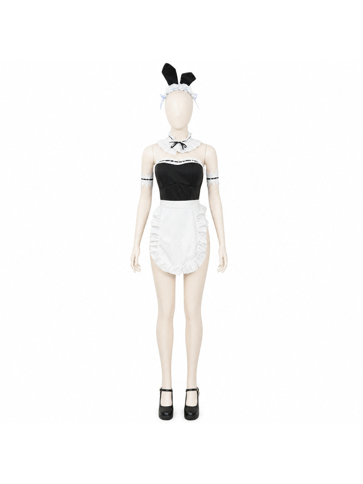Bunny Ear Costume with Apron and Ruffles Costumes detail